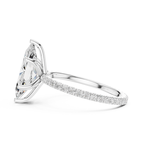 Load image 1 in gallery view. marquise-14k white gold|marquise-18k white gold|marquise-platinum