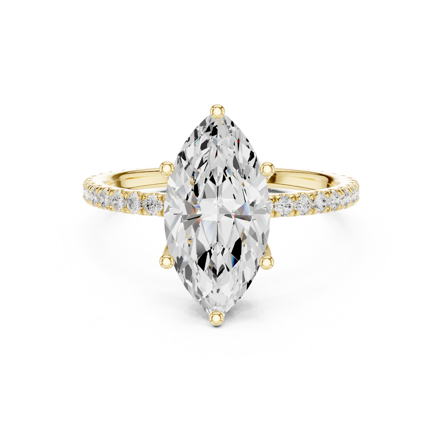 marquise-14k yellow gold|marquise-18k yellow gold