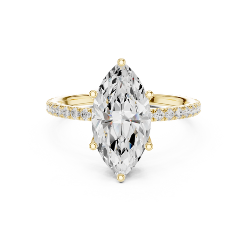 Load image 1 in gallery view. marquise-14k yellow gold|marquise-18k yellow gold