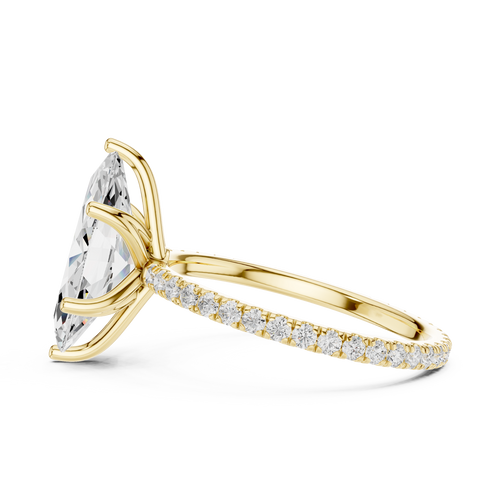 Load image 1 in gallery view. marquise-14k yellow gold|marquise-18k yellow gold