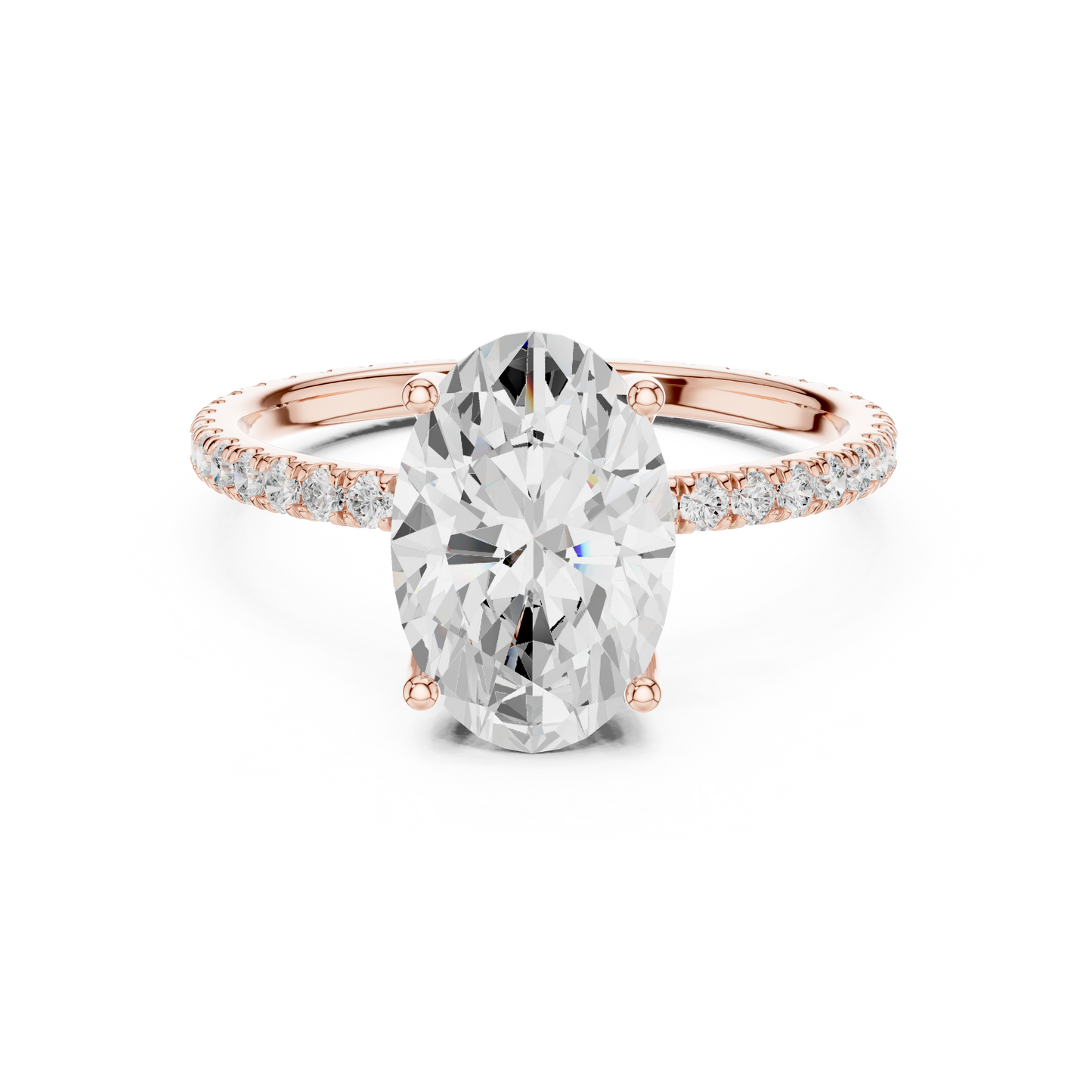 oval-14k rose gold|oval-18k rose gold