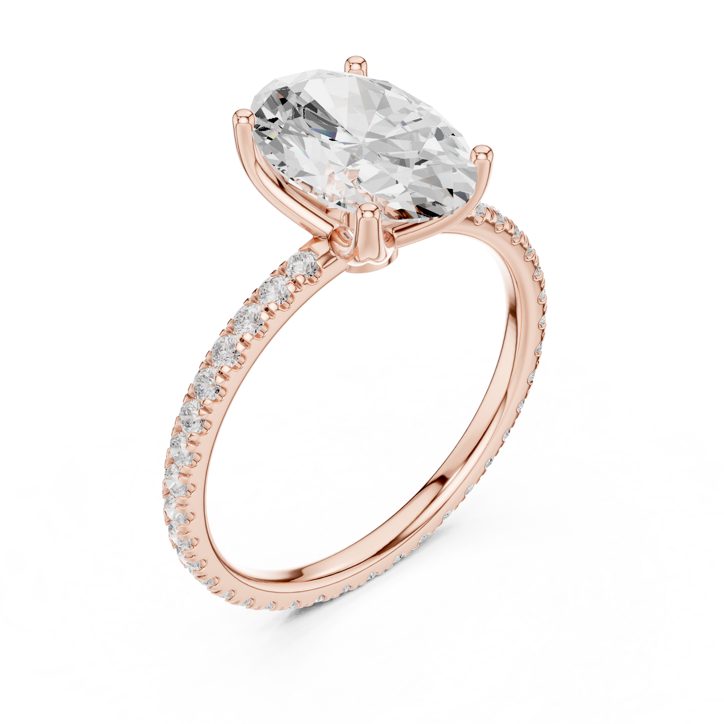 oval-14k rose gold|oval-18k rose gold
