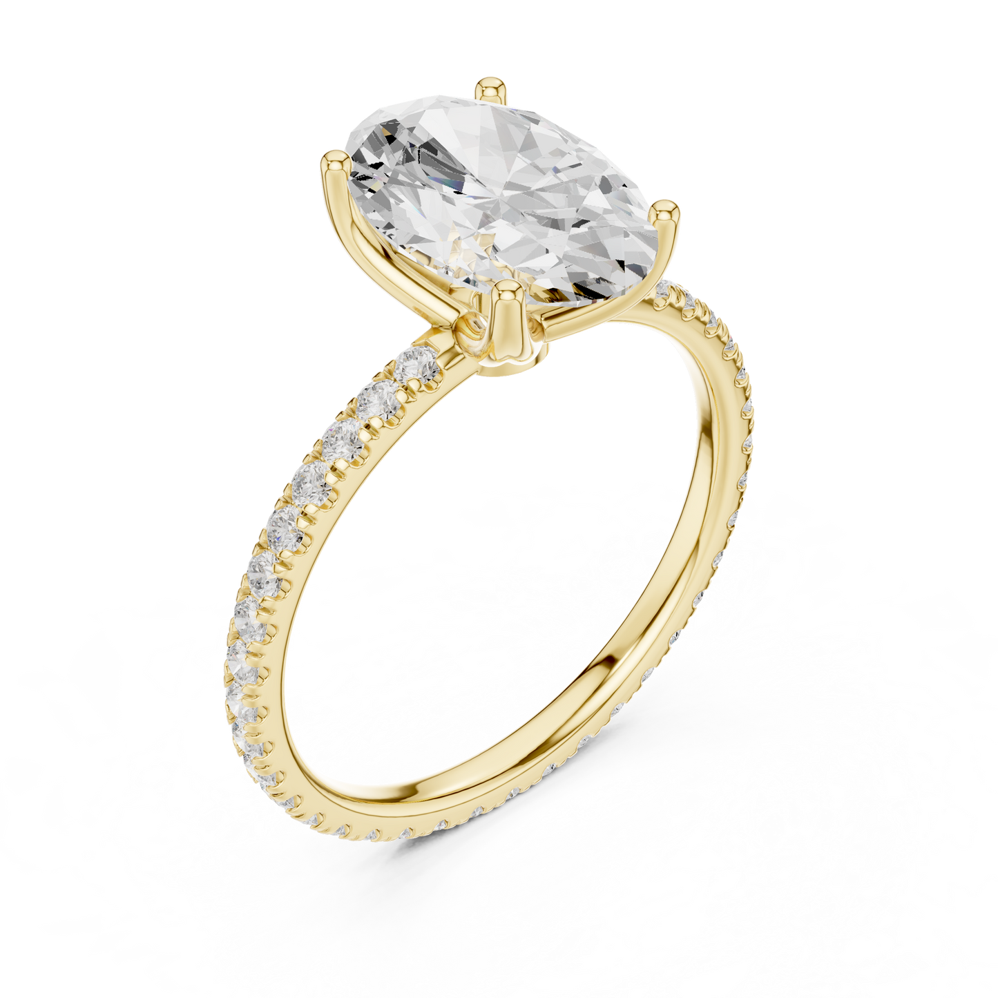 oval-14k yellow gold|oval-18k yellow gold