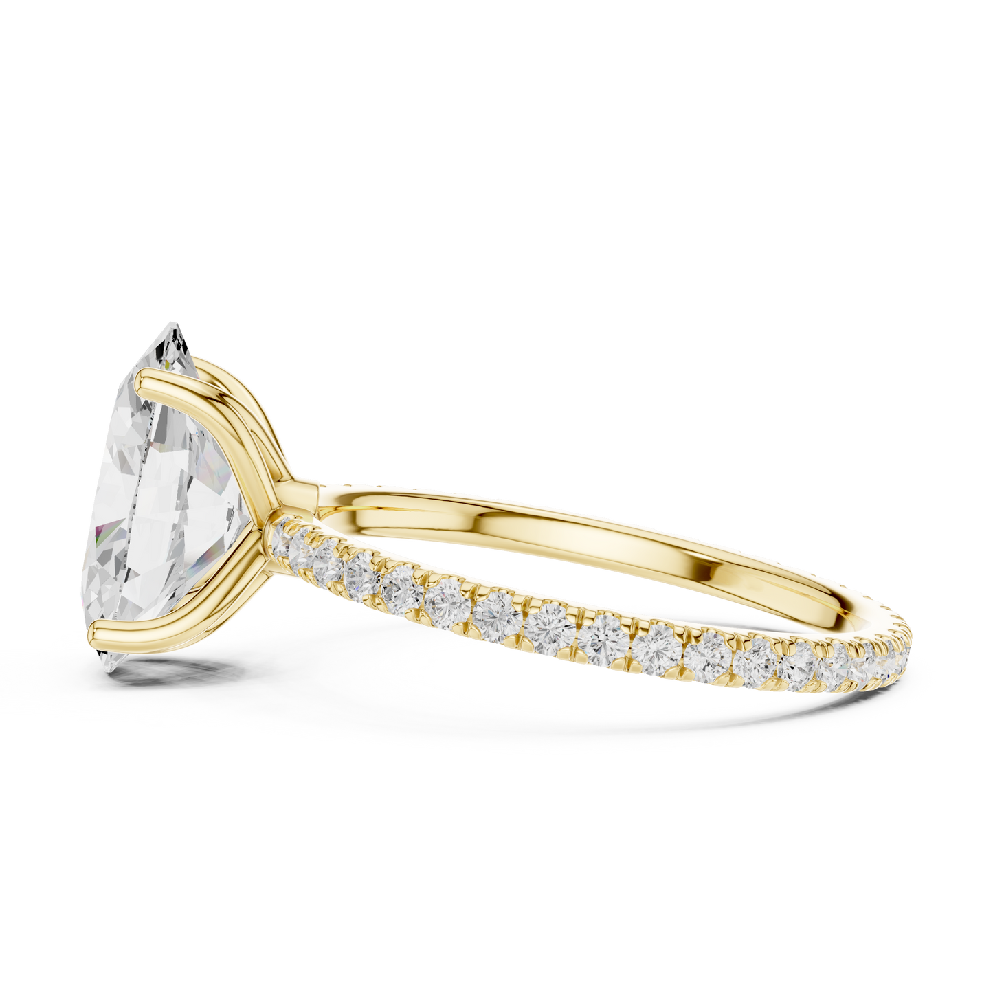 oval-14k yellow gold|oval-18k yellow gold