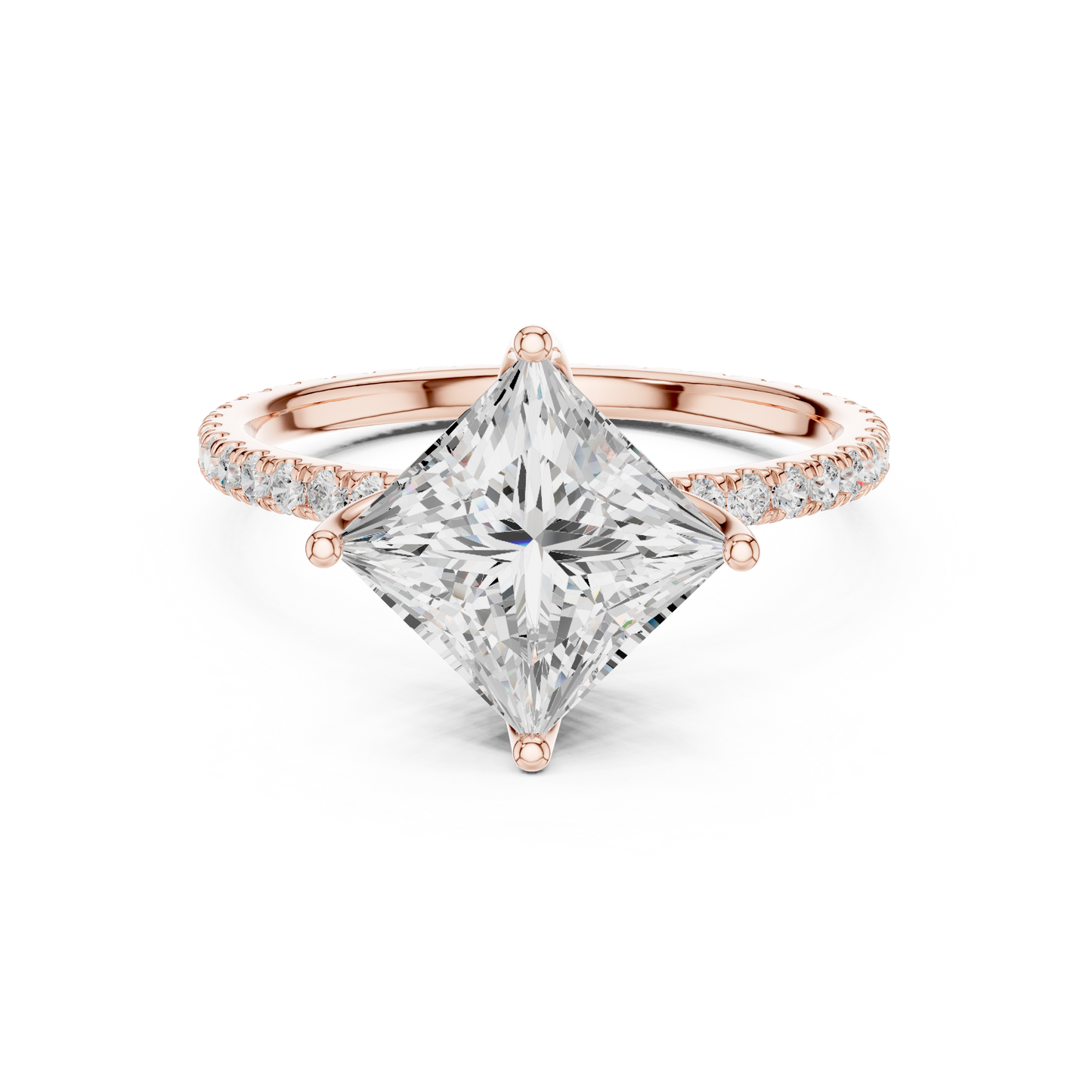 princess-14k rose gold|princess-18k rose gold