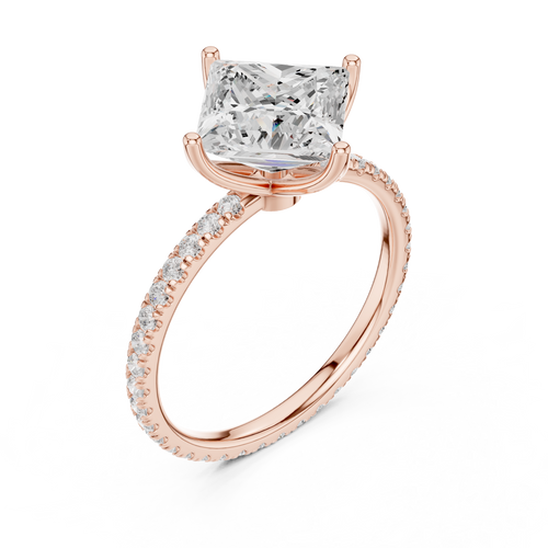 Load image 1 in gallery view. princess-14k rose gold|princess-18k rose gold