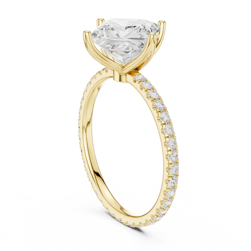 Load image 1 in gallery view. princess-14k yellow gold|princess-18k yellow gold