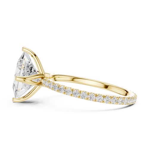 Load image 1 in gallery view. princess-14k yellow gold|princess-18k yellow gold