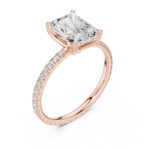 Load image 1 in gallery view. radiant-14k rose gold|radiant-18k rose gold