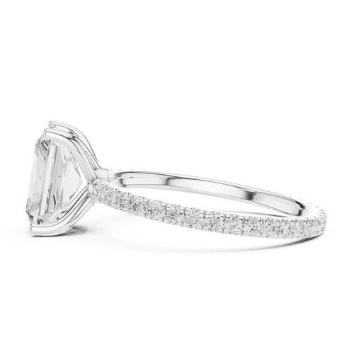 Load image 1 in gallery view. radiant-14k white gold|radiant-18k white gold|radiant-platinum