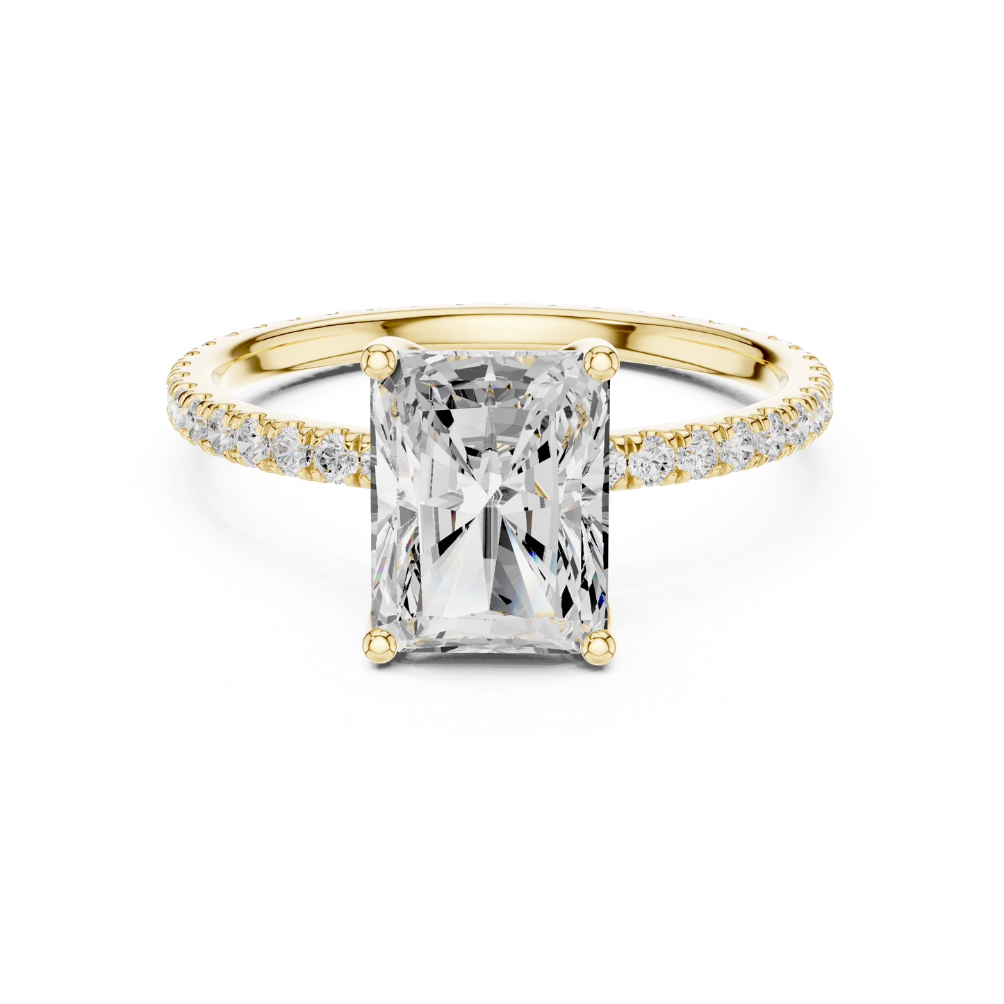 radiant-14k yellow gold|radiant-18k yellow gold