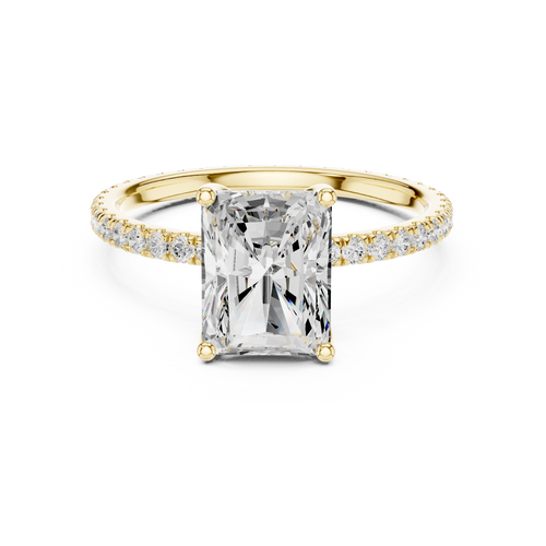 Load image 1 in gallery view. radiant-14k yellow gold|radiant-18k yellow gold