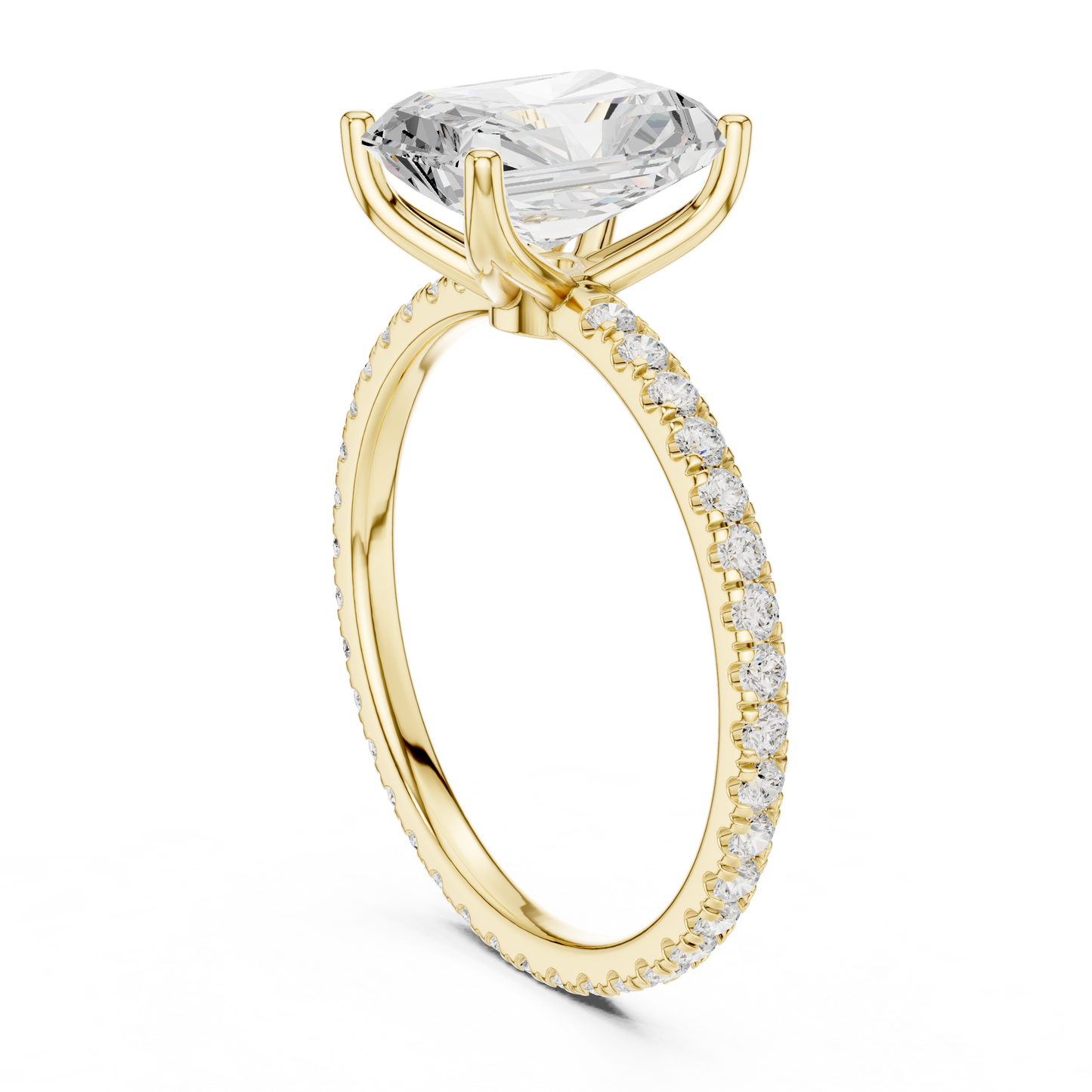 radiant-14k yellow gold|radiant-18k yellow gold
