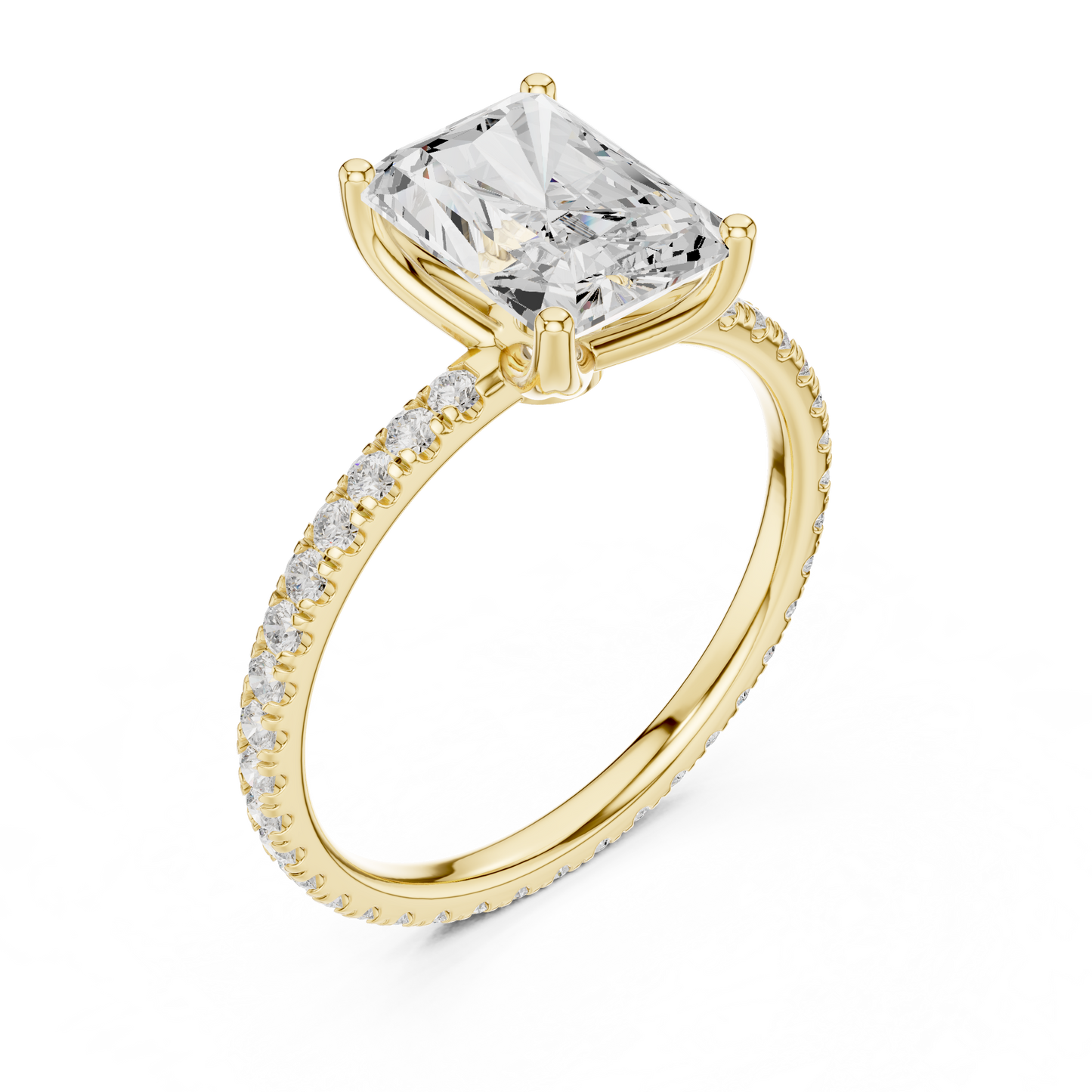 radiant-14k yellow gold|radiant-18k yellow gold