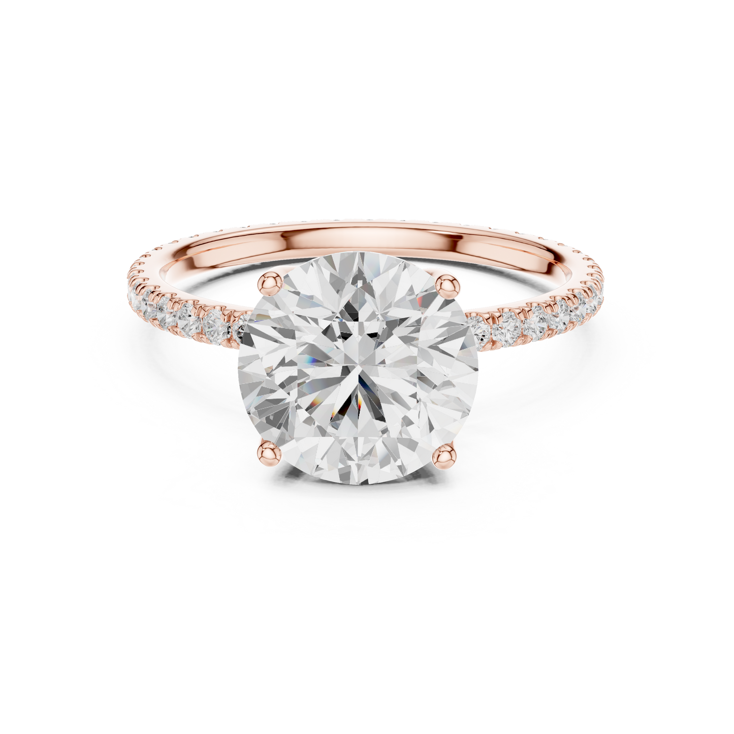 round-14k rose gold|round-18k rose gold
