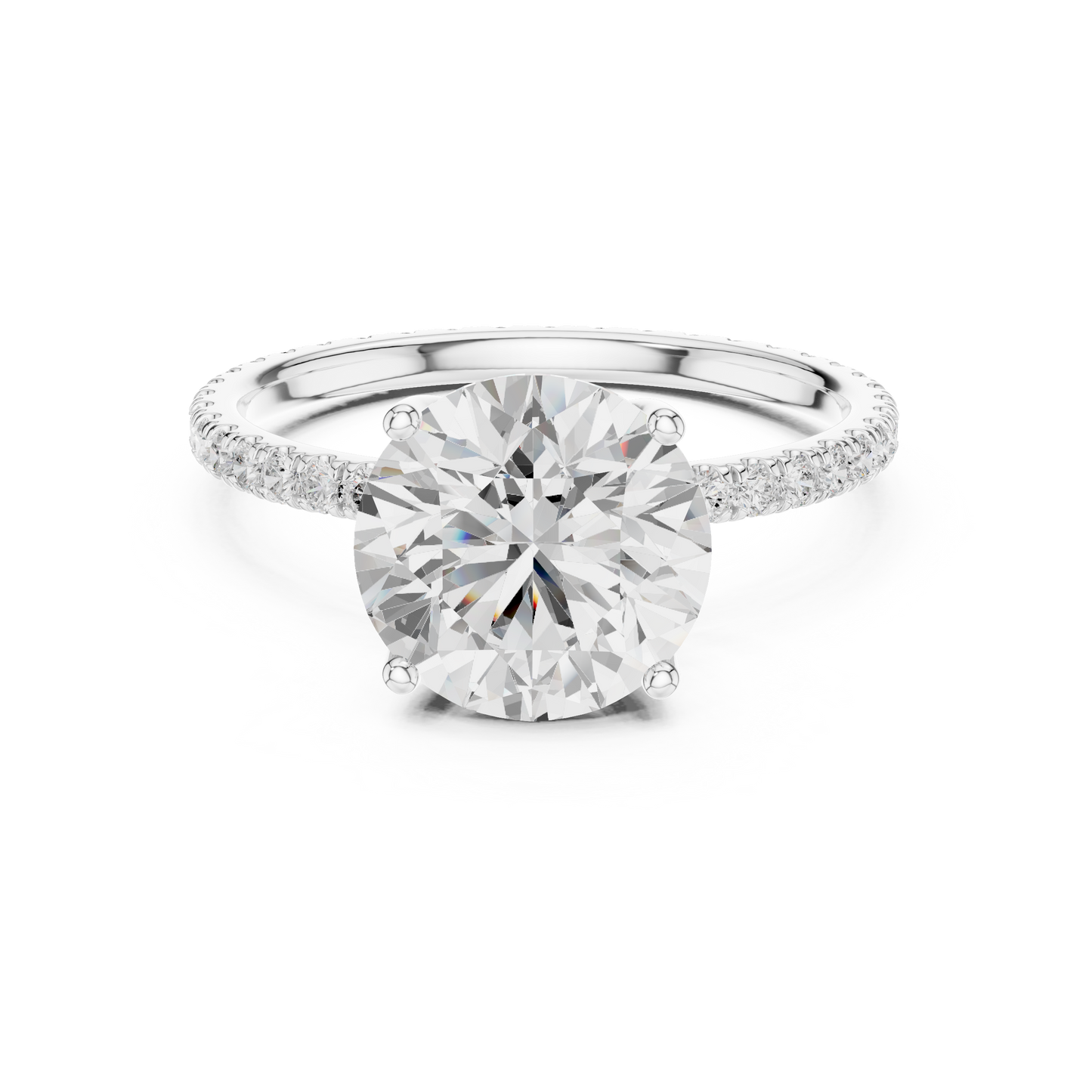 round-14k white gold|round-18k white gold|round-platinum