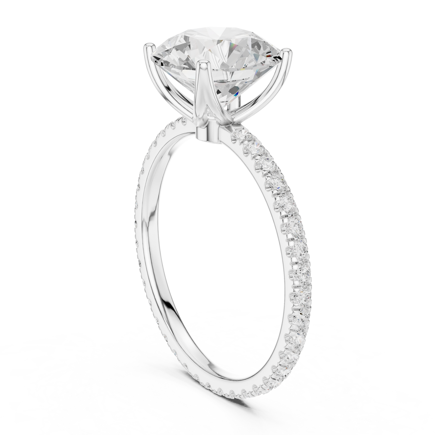 round-14k white gold|round-18k white gold|round-platinum