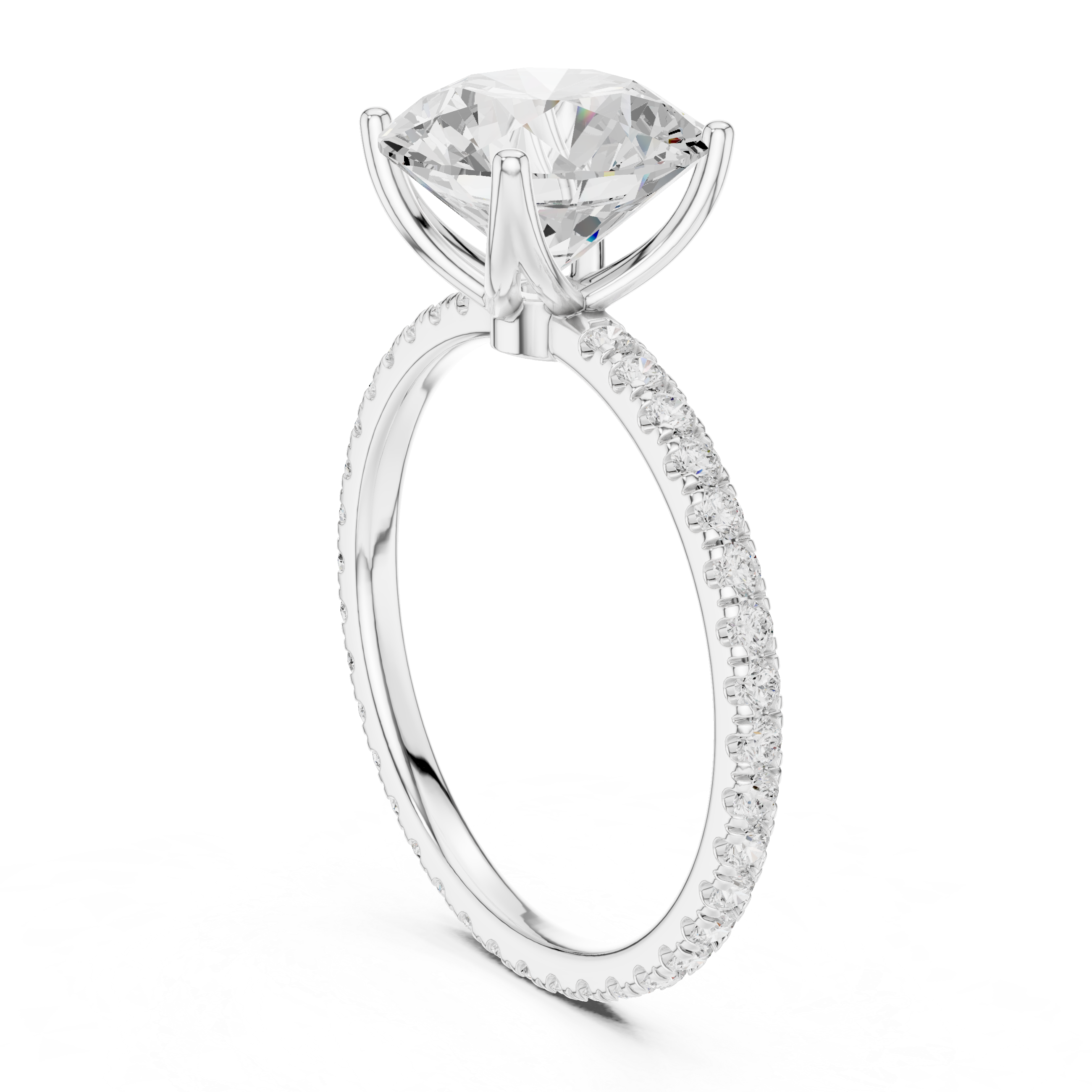 round-14k white gold|round-18k white gold|round-platinum