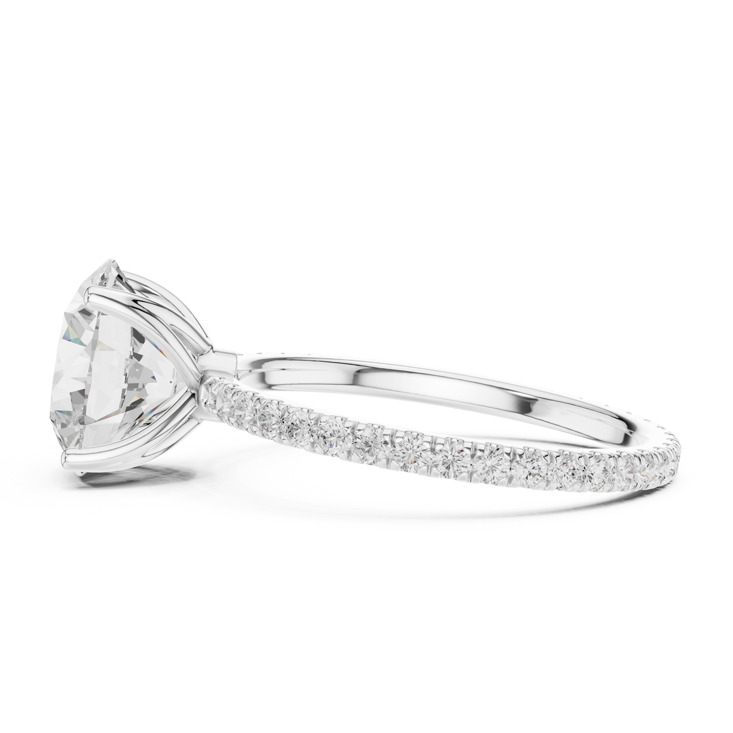 round-14k white gold|round-18k white gold|round-platinum