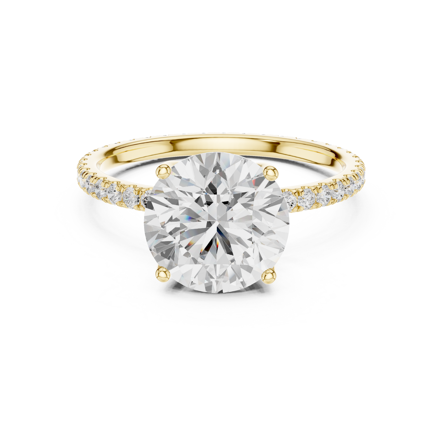round-14k yellow gold|round-18k yellow gold