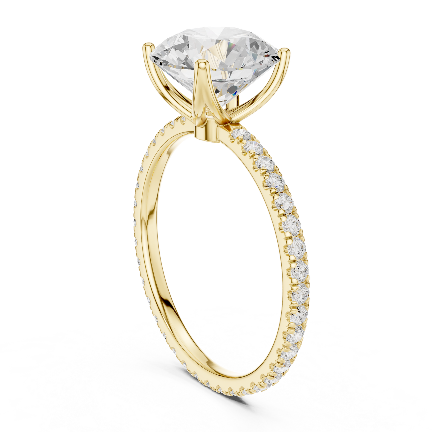 round-14k yellow gold|round-18k yellow gold