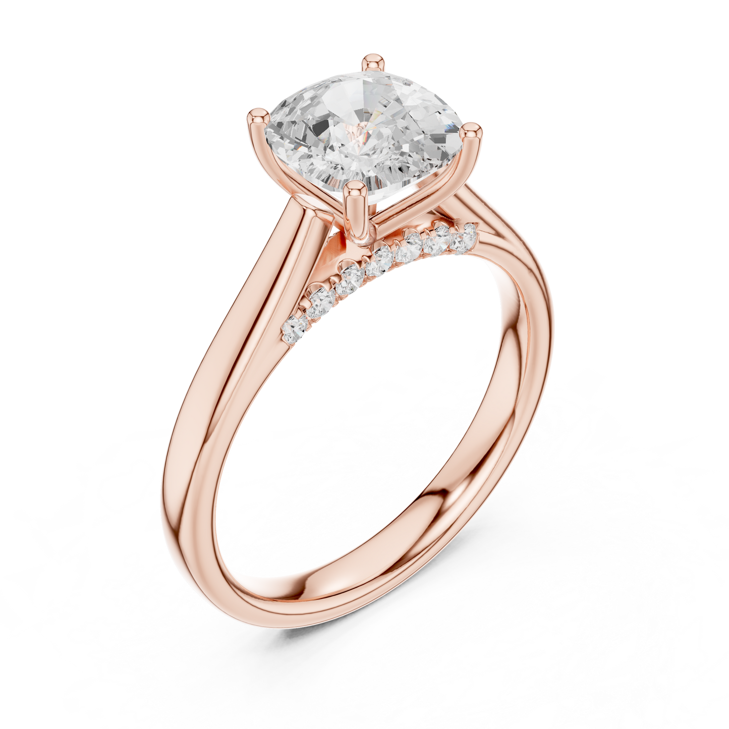 cushion-14k rose gold|cushion-18k rose gold
