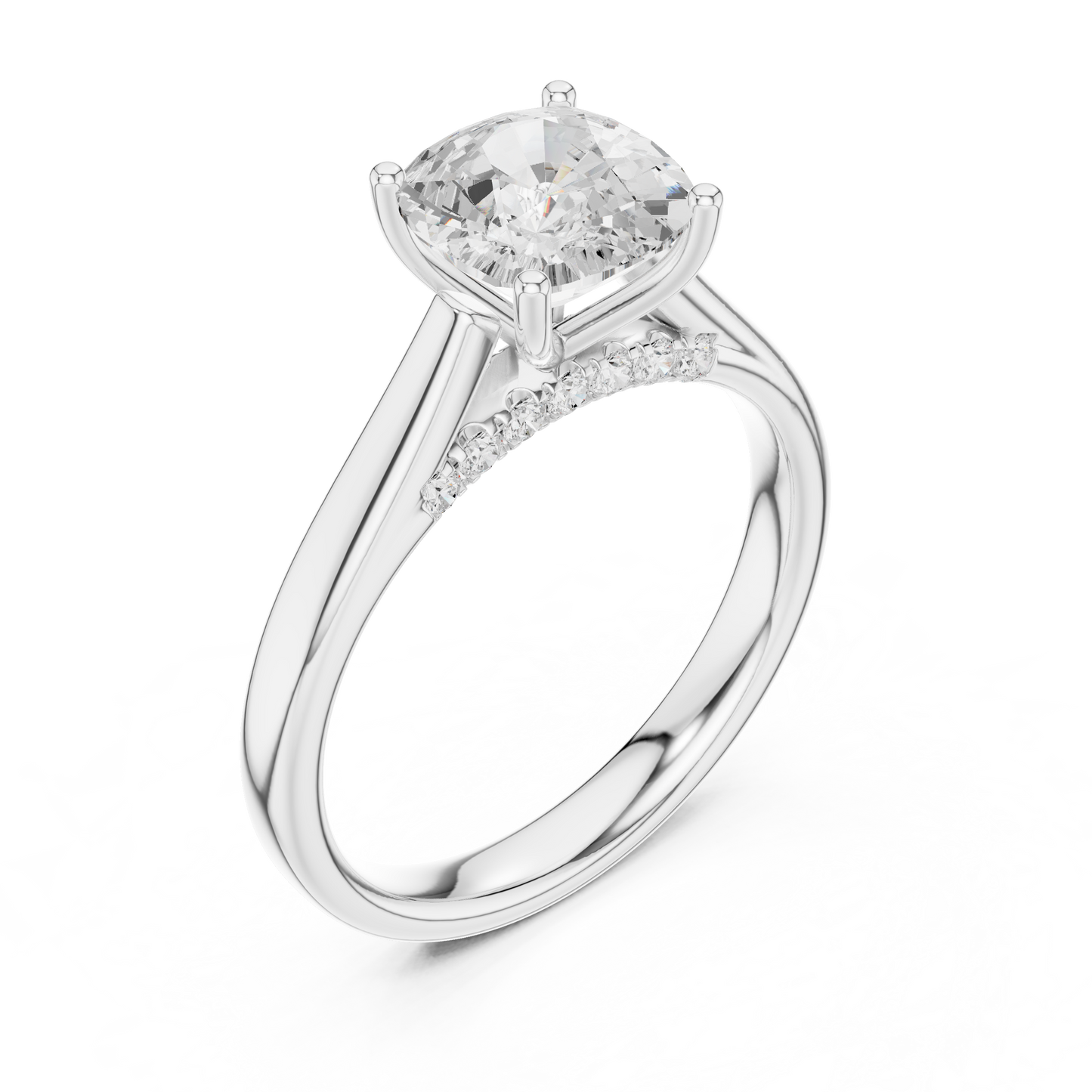 cushion-14k white gold|cushion-18k white gold|cushion-platinum