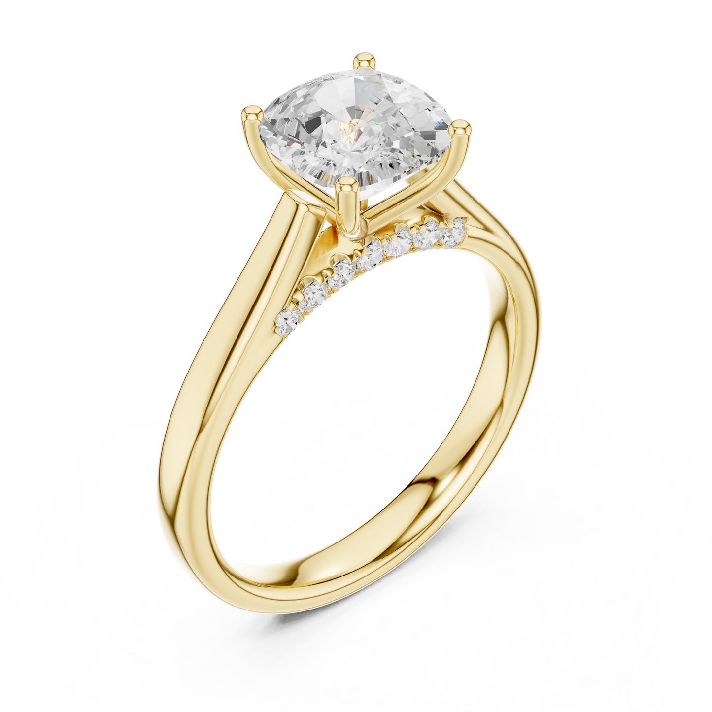 cushion-14k yellow gold|cushion-18k yellow gold