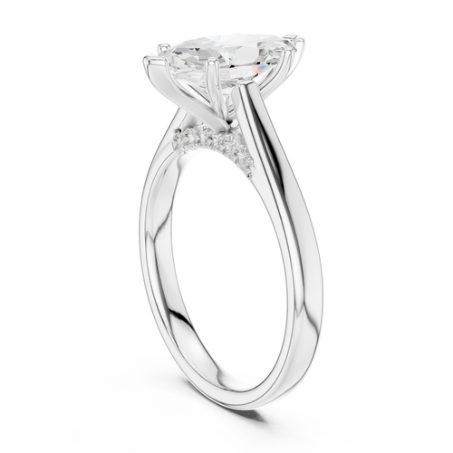 Load image 1 in gallery view. marquise-14k white gold|marquise-18k white gold|marquise-platinum