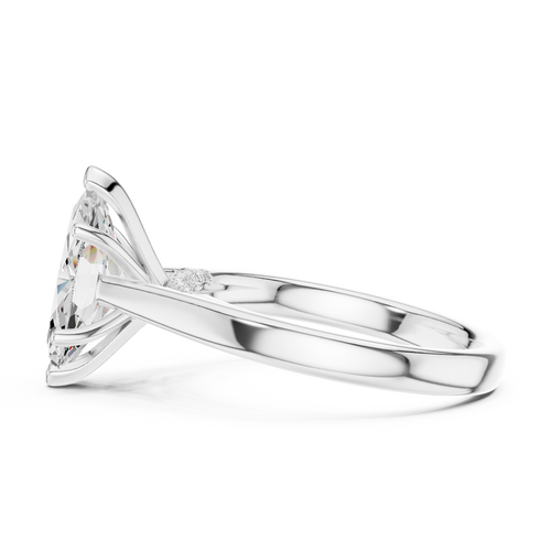 Load image 1 in gallery view. marquise-14k white gold|marquise-18k white gold|marquise-platinum