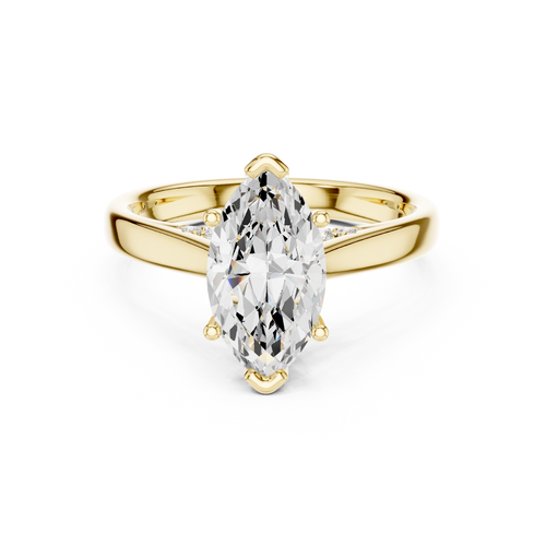 Load image 1 in gallery view. marquise-14k yellow gold|marquise-18k yellow gold