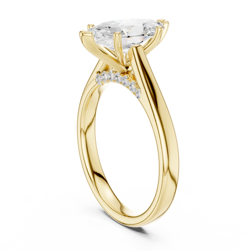 Load image 1 in gallery view. marquise-14k yellow gold|marquise-18k yellow gold