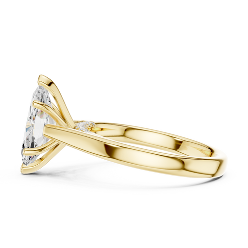 Load image 1 in gallery view. marquise-14k yellow gold|marquise-18k yellow gold