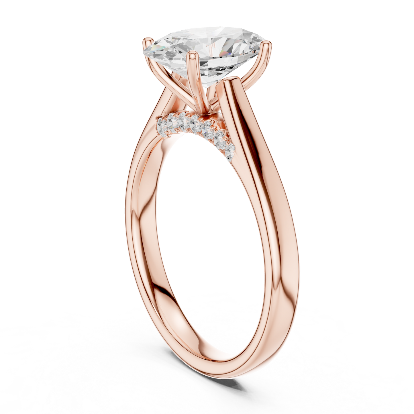 oval-14k rose gold|oval-18k rose gold