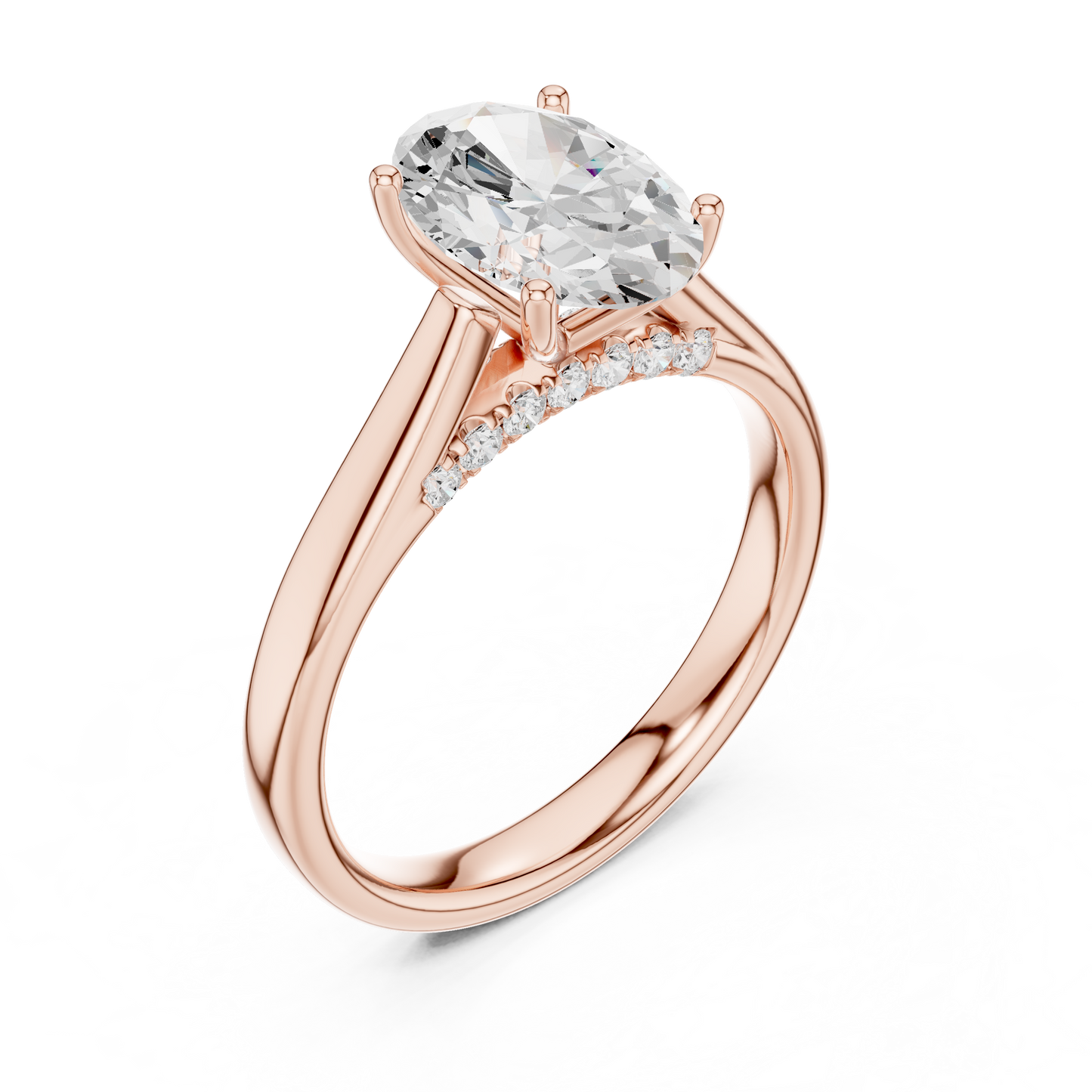 oval-14k rose gold|oval-18k rose gold