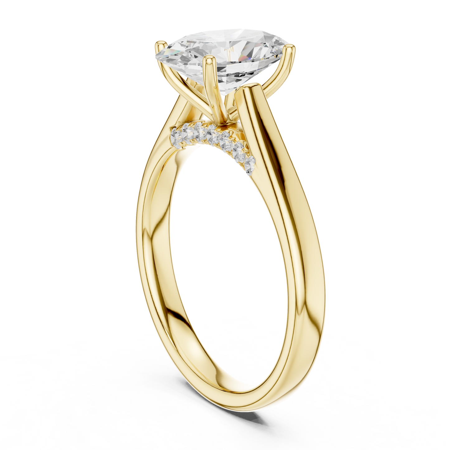 oval-14k yellow gold|oval-18k yellow gold