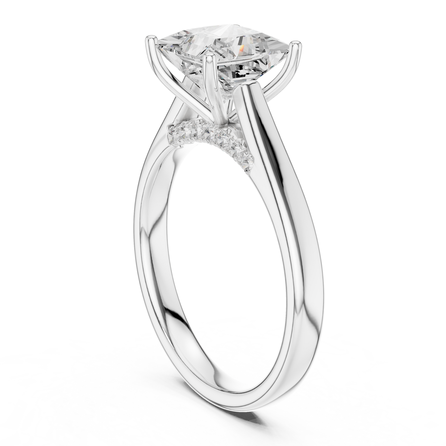 princess-14k white gold|princess-18k white gold|princess-platinum