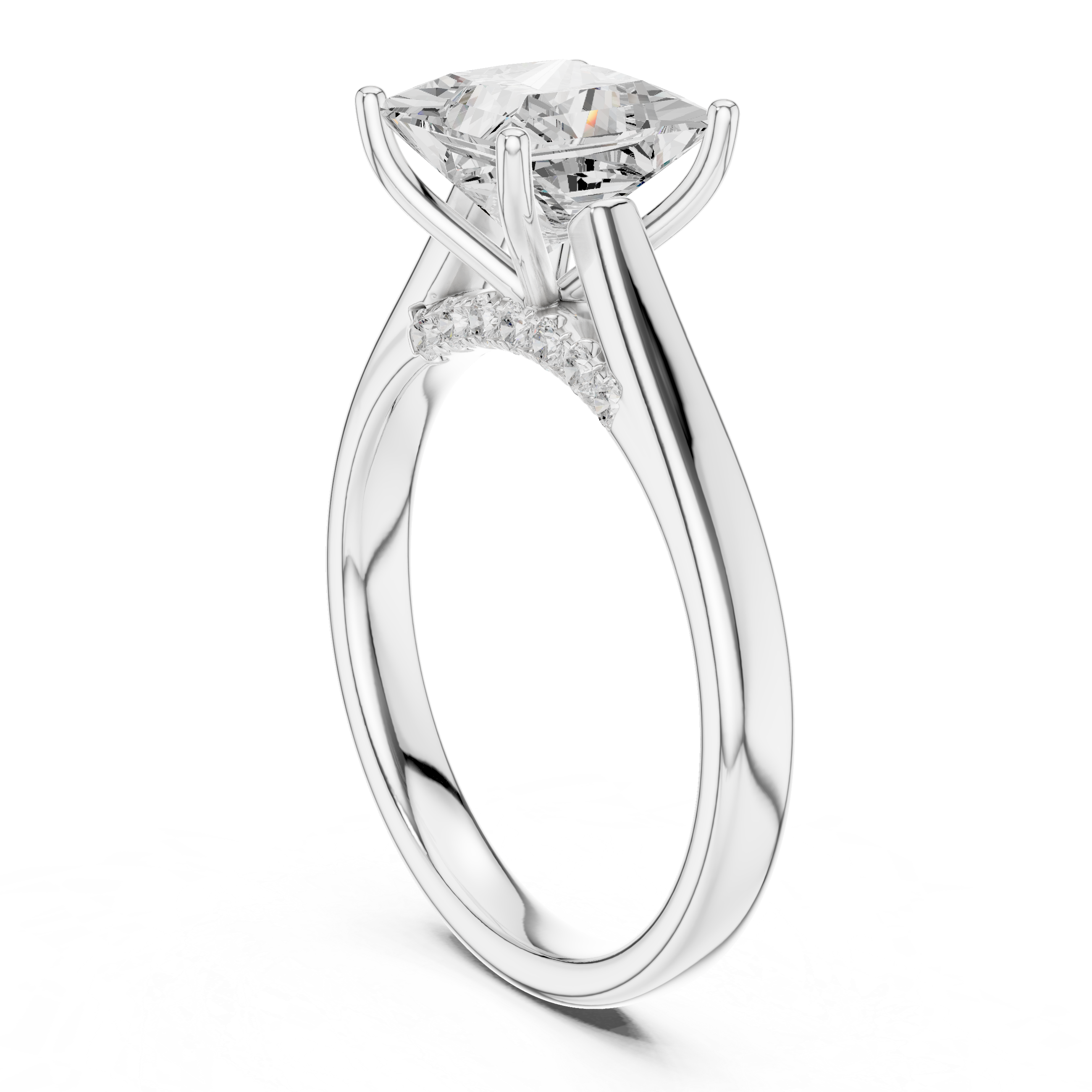 princess-14k white gold|princess-18k white gold|princess-platinum