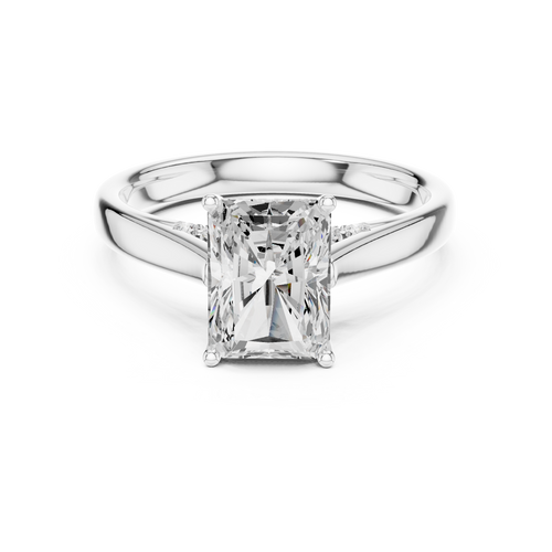 Load image 1 in gallery view. radiant-14k white gold|radiant-18k white gold|radiant-platinum