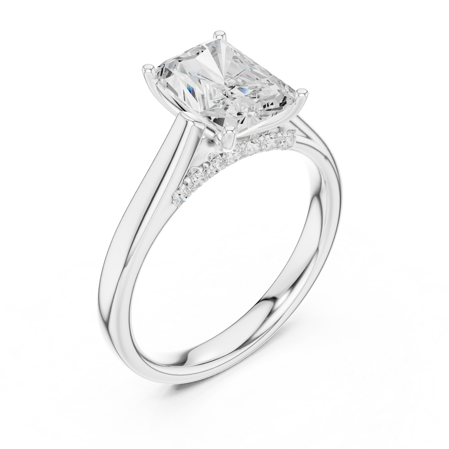 radiant-14k white gold|radiant-18k white gold|radiant-platinum