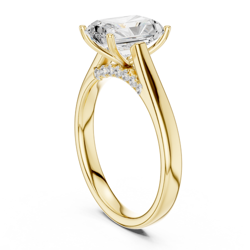 Load image 1 in gallery view. radiant-14k yellow gold|radiant-18k yellow gold