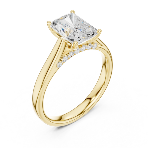 Load image 1 in gallery view. radiant-14k yellow gold|radiant-18k yellow gold