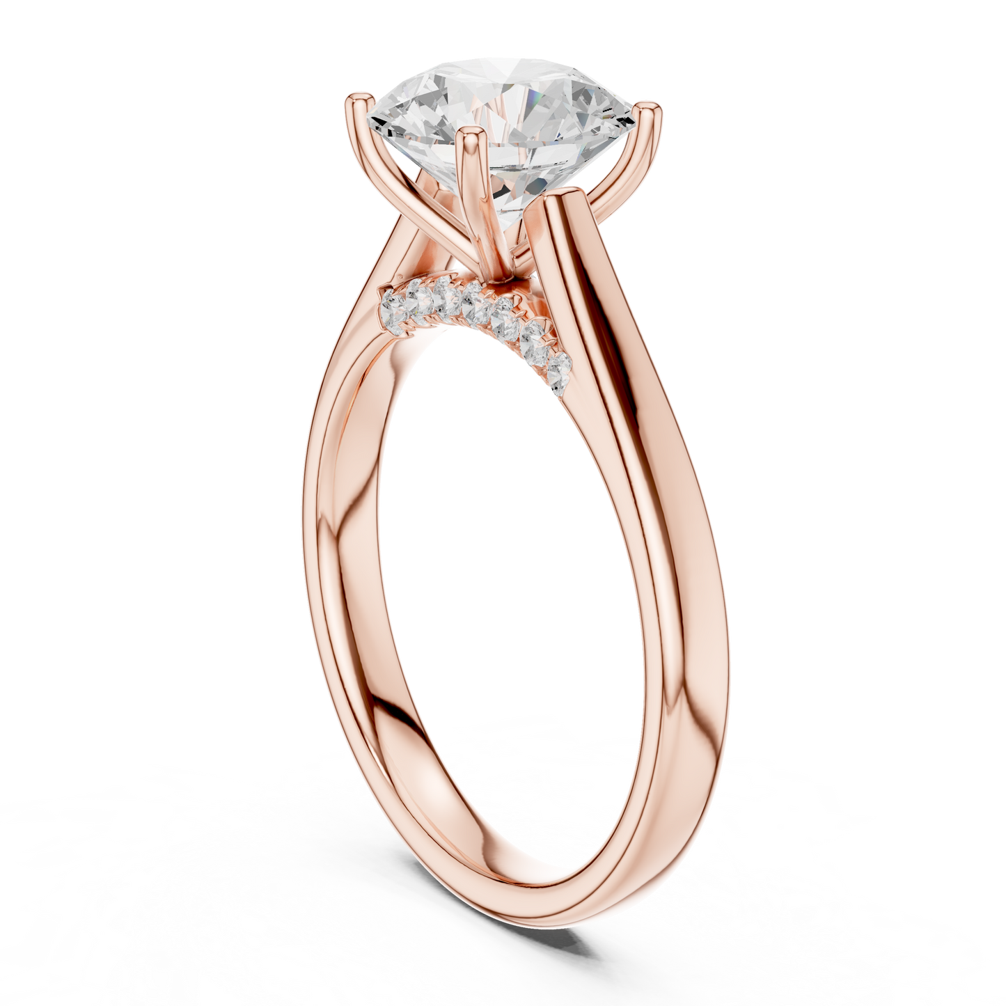 round-14k rose gold|round-18k rose gold
