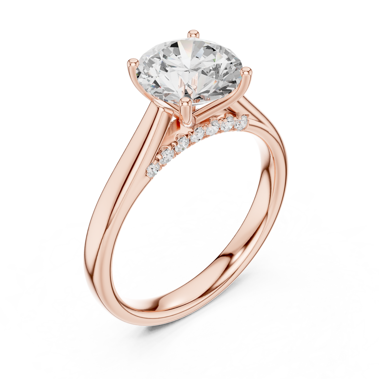 round-14k rose gold|round-18k rose gold