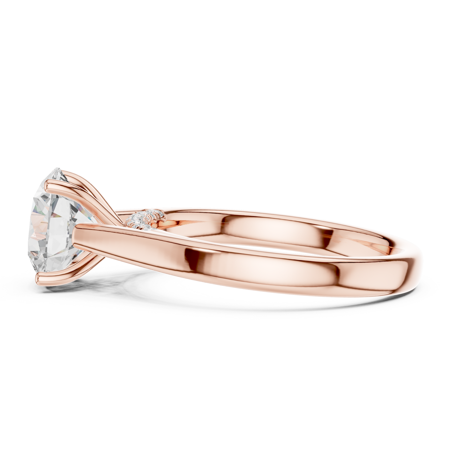 round-14k rose gold|round-18k rose gold