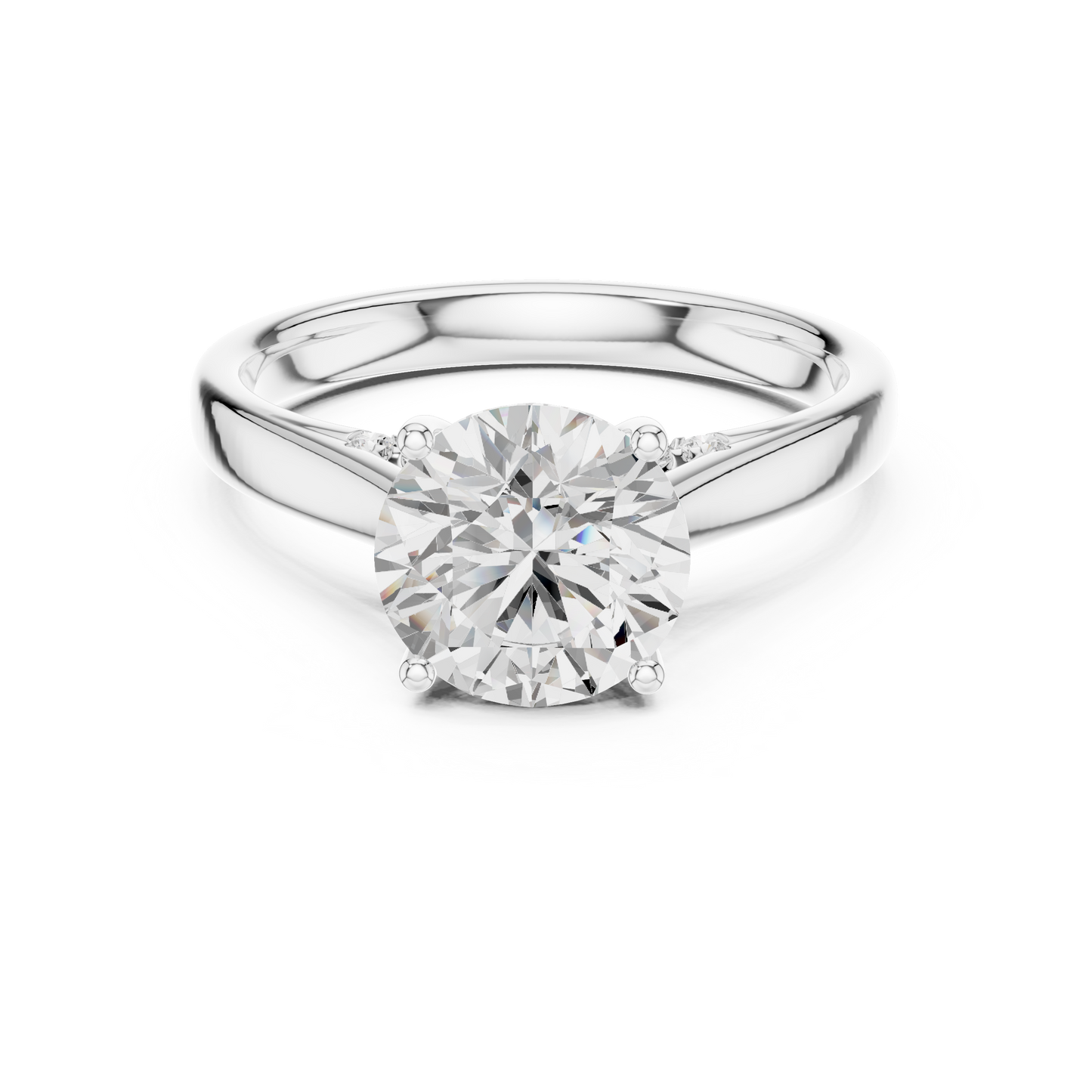 round-14k white gold|round-18k white gold|round-platinum