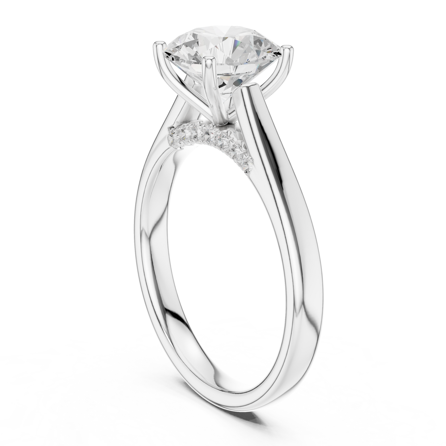 round-14k white gold|round-18k white gold|round-platinum