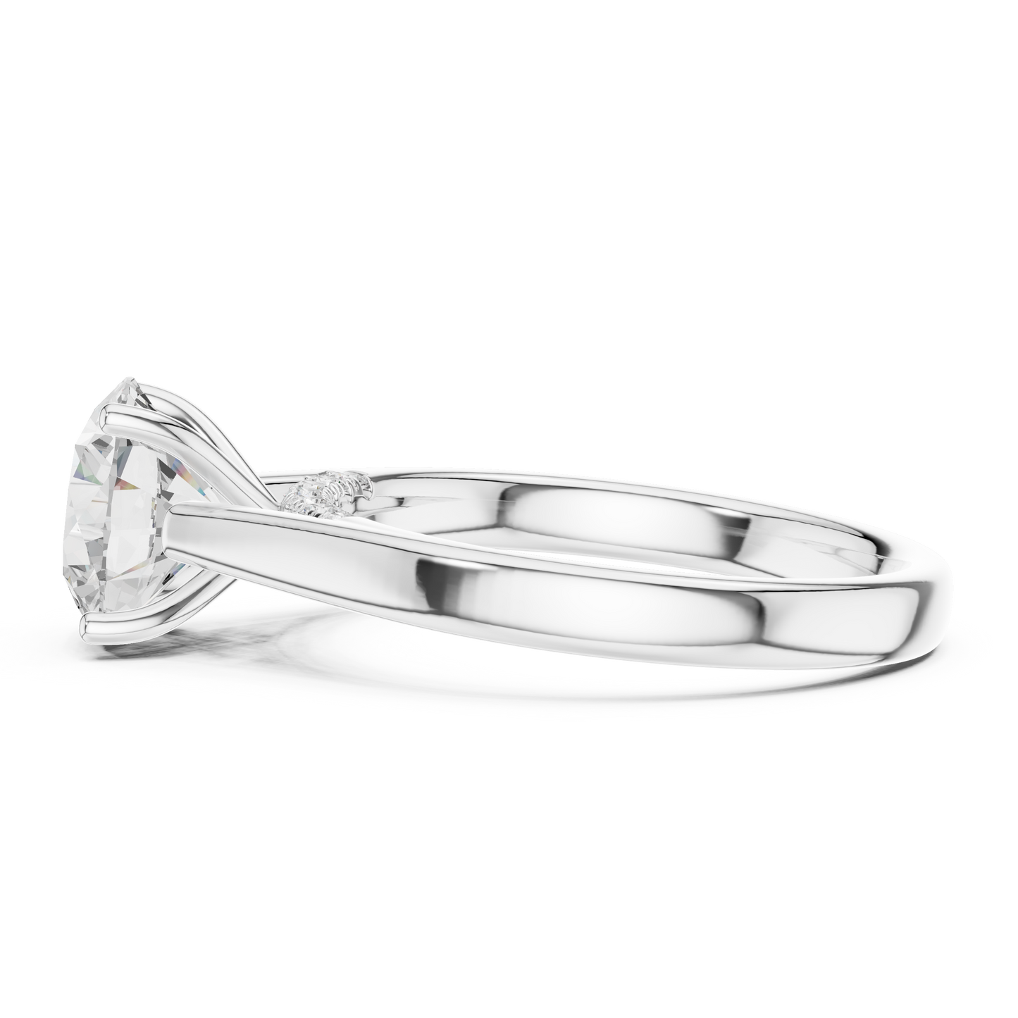 round-14k white gold|round-18k white gold|round-platinum