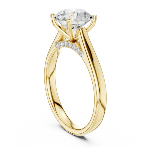 Load image 1 in gallery view. round-14k yellow gold|round-18k yellow gold