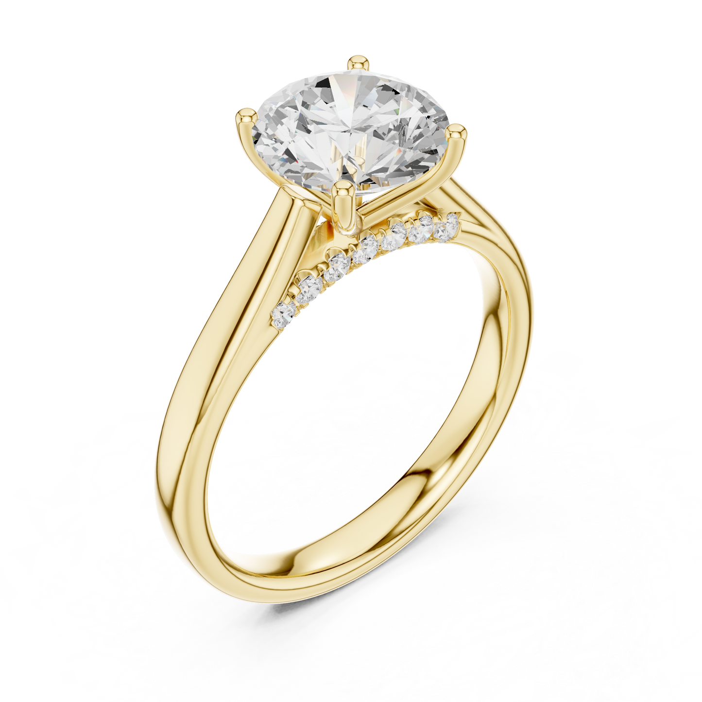 round-14k yellow gold|round-18k yellow gold